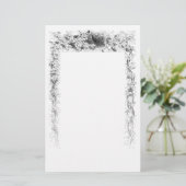 Papeterie Oiseau Vintage dans la vigne (Debout devant)