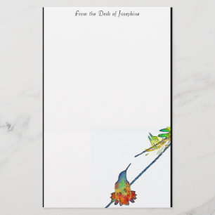 Papeterie Oiseaux d'oiseaux d'oiseaux d'animaux sauvages Flo