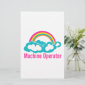 Papeterie Opérateur de machine arc-en-ciel Cloud (Debout devant)