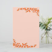 Papeterie Orange Blossoms (Debout devant)