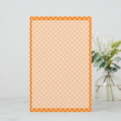 Papeterie Orange Combination Checkerboard par Shirley Taylor (Debout devant)