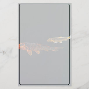 Papeterie Orange Koi et Gold Koi