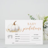 Papeterie Orange nos petites prédictions de baby showers cit (Debout devant)