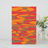 Papeterie Orange, rouge et Brown elliptique (Debout devant)