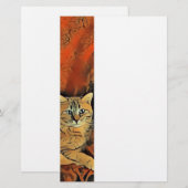 Papeterie Orange Tabby (Devant / Derrière)