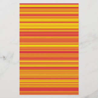 Papeterie Orange Yellow Stripes Seamless Pattern
