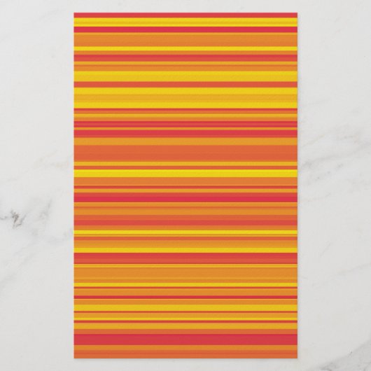 Papeterie Orange Yellow Stripes Seamless Pattern (Devant)