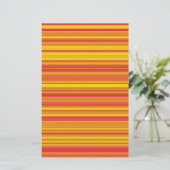 Papeterie Orange Yellow Stripes Seamless Pattern (Debout devant)