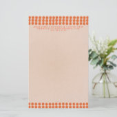 Papeterie Orangerie Moderne Simple Whimsical Mets Points (Debout devant)