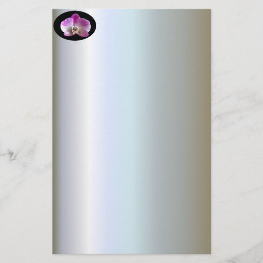 Papeterie Orchid de Purple et White (Devant)