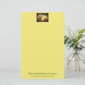 Papeterie Orchidées de teigne jaune - Phalaenopsis (Debout devant)
