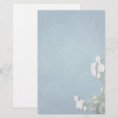 Papeterie Orchidées et fougères (Devant / Derrière)