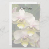 Papeterie Orchidées stationnaires (Devant / Derrière)