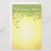 Papeterie Ornements & Arbres de Noël dans une rangée Papeter (Devant / Derrière)