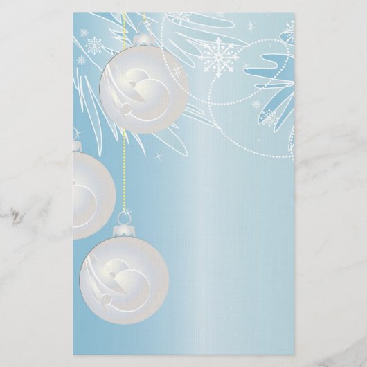 Papeterie Ornements de Noël (Devant)