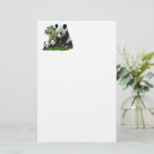 Papeterie Ours de panda et petits (Debout devant)