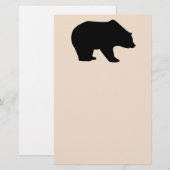 PAPETERIE OURS GRIZZLY (Devant / Derrière)