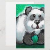 Papeterie Ours Panda (Devant / Derrière)