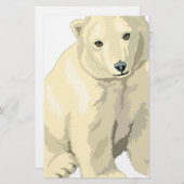 Papeterie Ours polaire (Devant / Derrière)