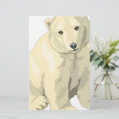 Papeterie Ours polaire (Debout devant)