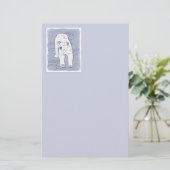 Papeterie Ours polaire sur la peinture sur glace - Art origi (Debout devant)