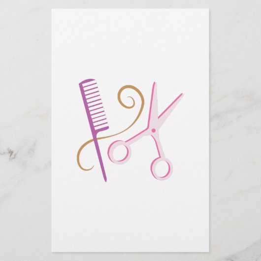 Papeterie Outils de coiffeur (Devant)