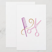 Papeterie Outils de coiffeur (Devant / Derrière)