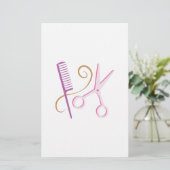 Papeterie Outils de coiffeur (Debout devant)