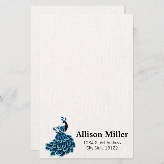 Papeterie Pacock (Devant / Derrière)