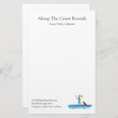 Papeterie Paddleboard Location de sports nautiques Bureau d' (Devant / Derrière)