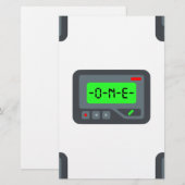 Papeterie pager émoji (Devant / Derrière)