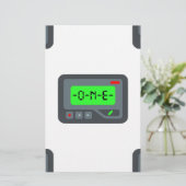 Papeterie pager émoji (Debout devant)