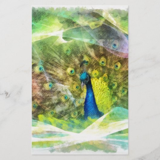 Papeterie Paiement numérique de Peacock (Devant)