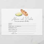 Papeterie pain et beurre - conseils et souhaits douche nupti (Devant)