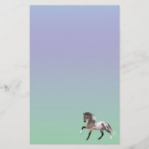 Papeterie Paint Horse Runer Pastel Papier à lettres