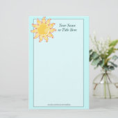 Papeterie Paisley Sun (Debout devant)