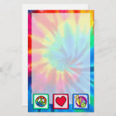 Papeterie Paix, Amour, Bowling (Devant / Derrière)