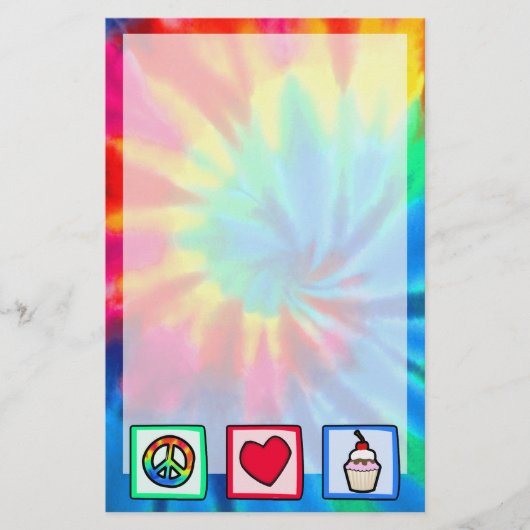 Papeterie Paix, Amour, Cupcakes (Devant)