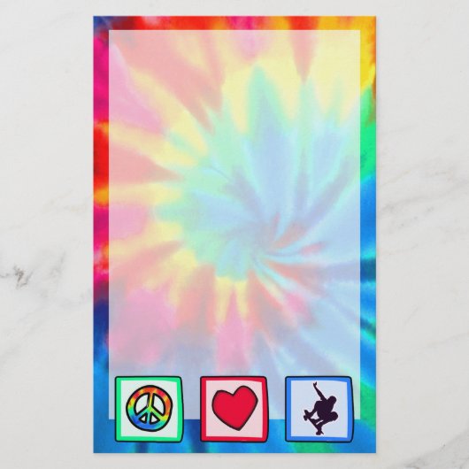 Papeterie Paix, Amour, Skate (Devant)