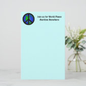 Papeterie Paix mondiale (Debout devant)