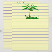 Papeterie Palm Tree (Devant / Derrière)