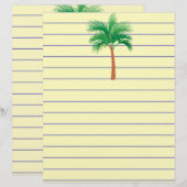 Papeterie Palm Tree (Devant / Derrière)