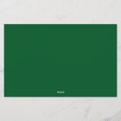 Papeterie Palme florale tropicale - Qui suis-je Jeu de douch (Dos)