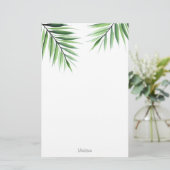 Papeterie Palmes aquarelles (Debout devant)