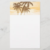 Papeterie Palmes d'été tropicales (Dos)