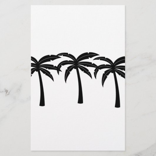 Papeterie Palmiers tropicaux (Devant)