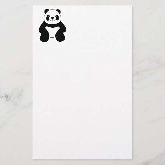 Papeterie Panda assise (Devant)