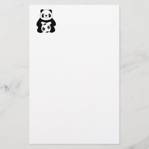 Papeterie Panda avec un ballon de football