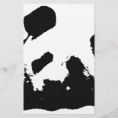 Papeterie Panda d'art noir blanc (Devant)