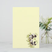 Papeterie Panda jouant dans un arbre (Debout devant)